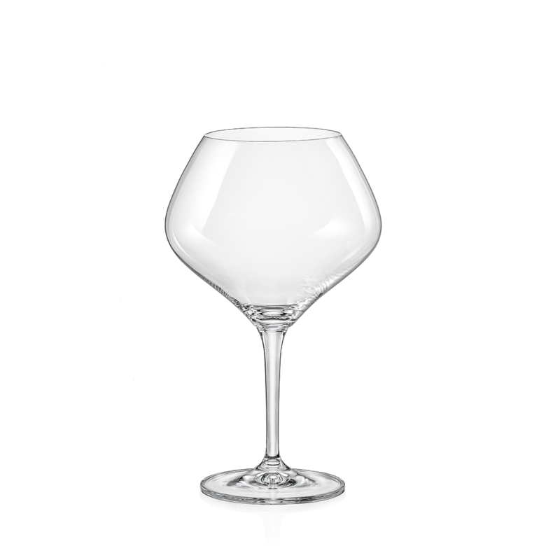 Amoroso Crystal Burgundy Red Wine Glasses 470ml - Set of 2