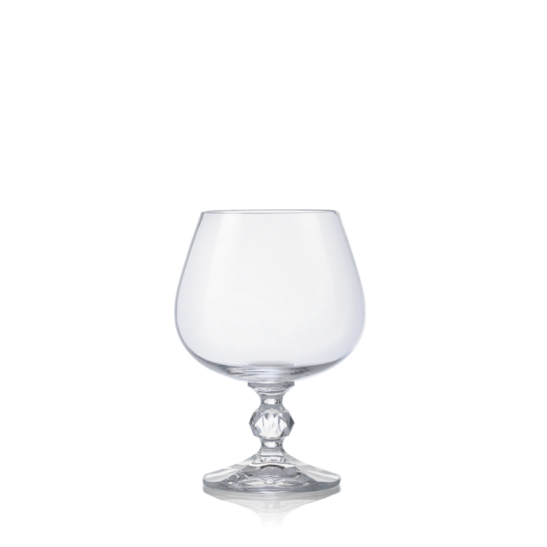 Claudia Crystal Brandy Glasses 250ml - Set of 6