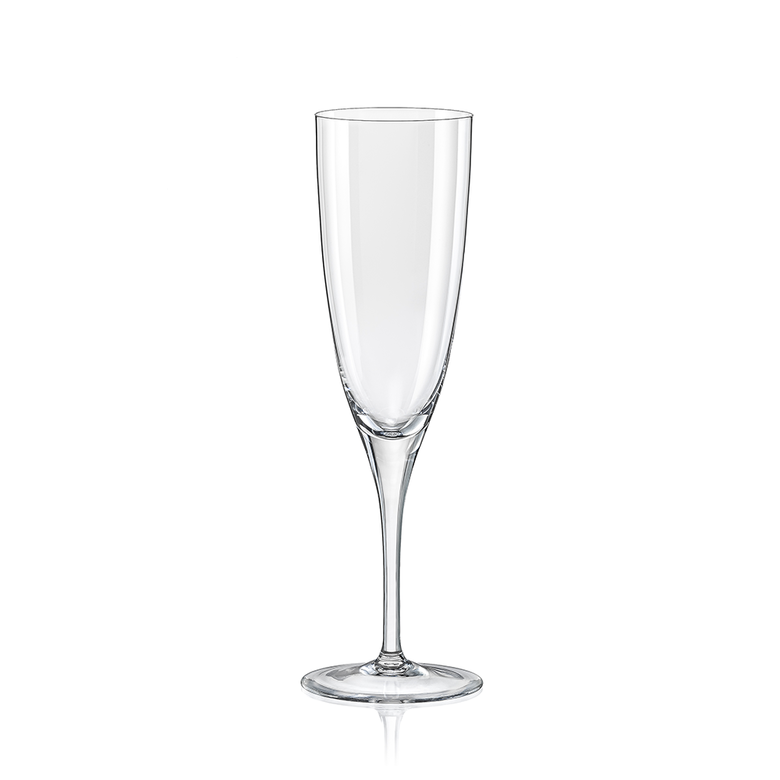 Kate Crystal Champagne Flutes 220ml - Set of 6