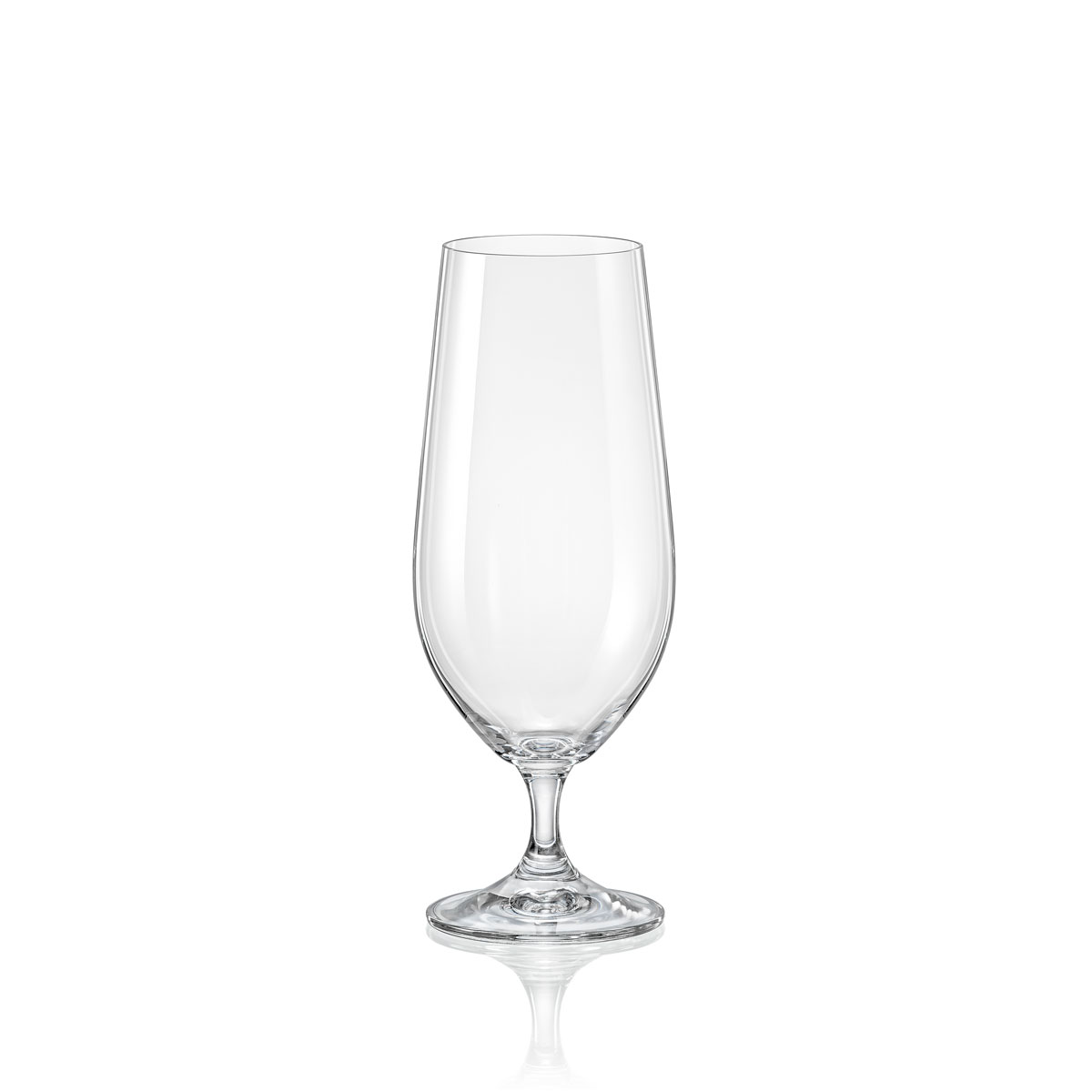 Lara Crystal Stemmed Beer Glasses 380ml - Set of 6