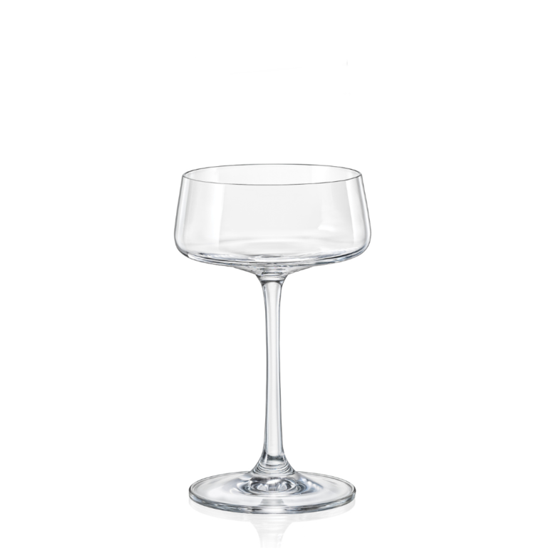 Xtra Crystal Champagne Saucers 220ml - Set of 6